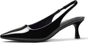 Photo 1 of  2IN Trendy Closed Toe Slingback Kitten Heels for Women Low Dressy Pumps Wide Width Sexy for Prom