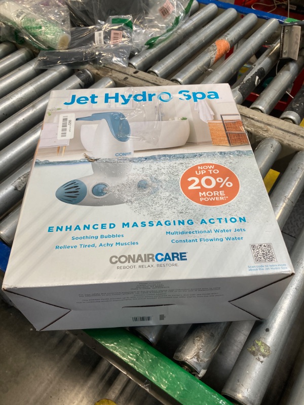 Photo 1 of Conair Jet Hydro Spa - Portable Bath Spa with Dual Hydro Jets for Tub - Bath Spa Jet for Tub Creates Soothing Bubbles and/or Massage - Spa Bath for at Home Use