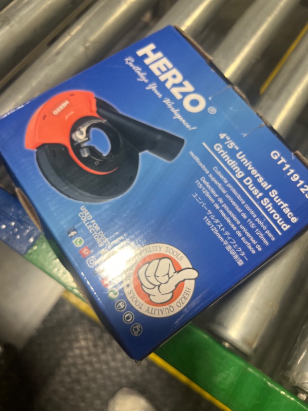 Photo 1 of HERZO Dust Shroud for Angle Grinder 4/4.5/5 inch Universal Surface Grinding Shroud (125MM)