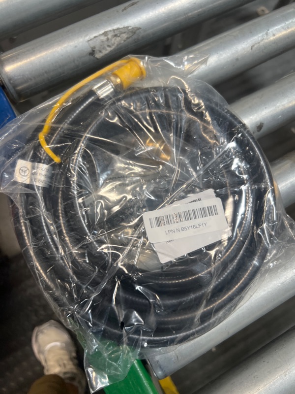 Photo 1 of 12 FT Propane Quick Connect Hose for RV to Gas Grill, Propane Quick Connect Fittings for 1 LB Throwaway Bottle Connects 1 LB Portable Appliance to RV 1/4" Female Quick Disconnect