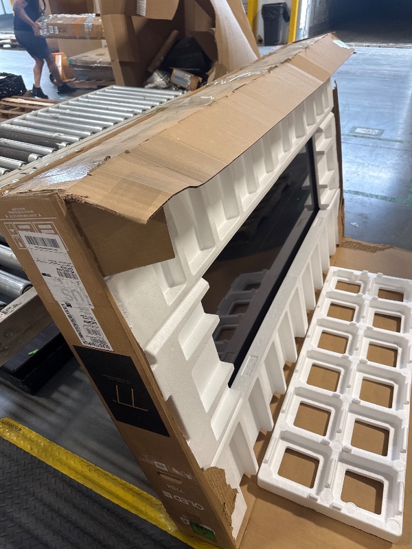 Photo 1 of ***SOLD AS PARTS***LG 77-Inch Class OLED B4 Series Smart TV 4K Processor Flat Screen with Magic Remote AI-Powered with Alexa Built-in (OLED77B4PUA, 2024)