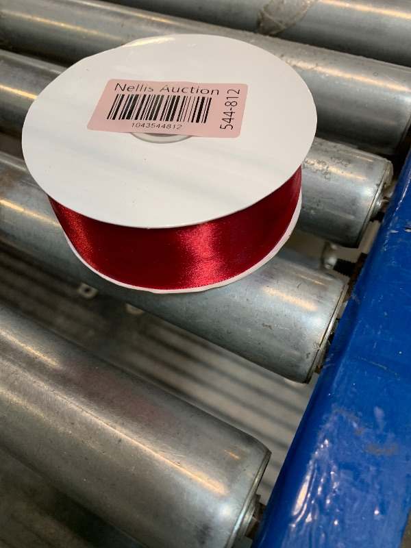 Photo 1 of 100 Yards 1 1/2 Inch Red Satin Ribbon, Ribbon for Flower Bouquet, Valentine Ribbon for Gift Wrapping, Fabric Ribbons for Crafts, Flower Bouquet Accessories, Big Red Bow, Christmas Silk Hair Ribbon