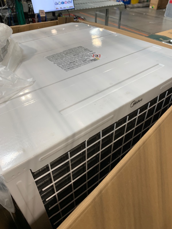 Photo 1 of Midea 18,000 BTU Smart Inverter Window Air Conditioner with APP, Alexa Control, 208/230V AC Unit Cools up to 1,000 Sq. Ft, Quiet Operation, Energy Saving, Remote & Easy Installation Kit, White