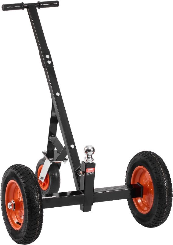 Photo 1 of 
VEVOR Trailer Dolly, 1000lbs Tongue Weight Capacity, Carbon Steel Trailer Mover with 16.7 inch and 22 inch Height Adjustable Trailer Dolly, 2 inch Ball, 14...