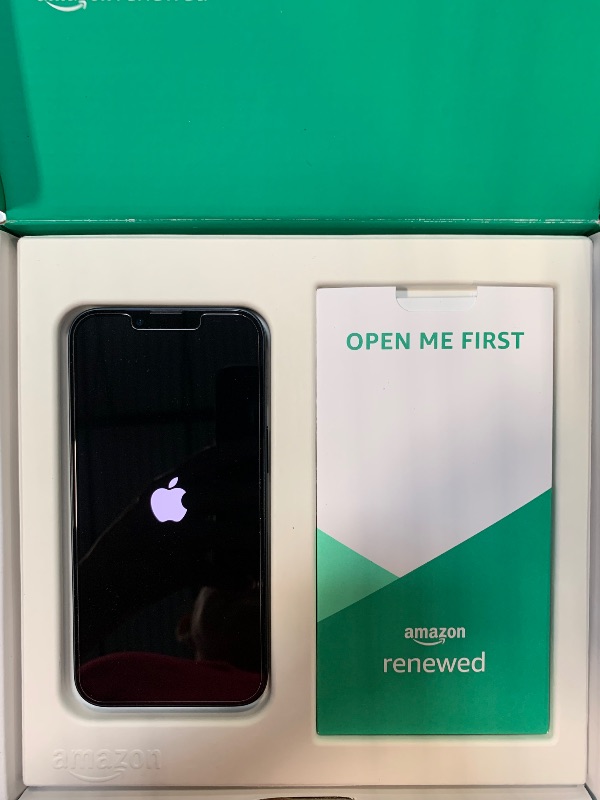 Photo 1 of ***WITHOUT CHARGER***Apple iPhone 13, 128GB, Midnight - Unlocked (Renewed Premium)