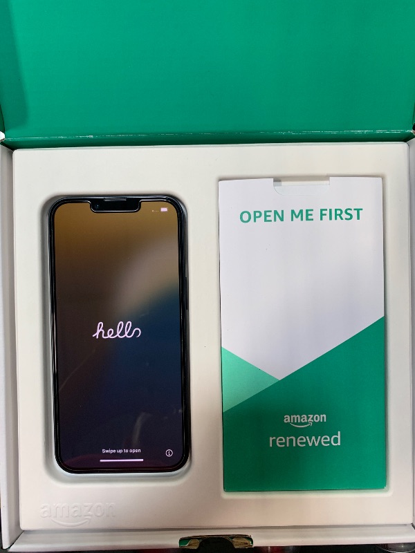 Photo 1 of ***WITHOUT CHARGER***Apple iPhone 13, 128GB, Midnight - Unlocked (Renewed Premium)