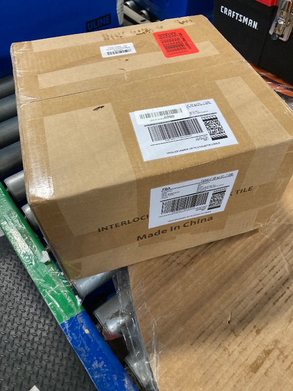 Photo 1 of ToLanbbt Plastic Interlocking Deck Tiles 9 Pack 12"x12" Waterproof Indoor Outdoor Composite Patio Flooring Decking Tiles All Weather Use for Patio Porch Balcony Backyard Poolside, Dark Grey