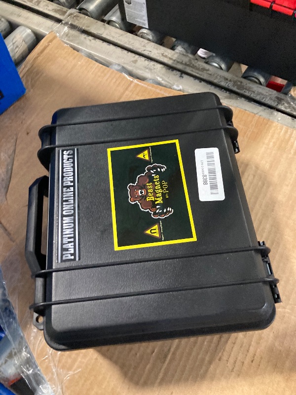 Photo 1 of 1320LB’s Complete Magnet Fishing Kit | Double Sided Fishing Magnet Kit with Case | Includes Strong Neodymium N52 Magnets, Durable 65ft Rope, Carabiner, Gloves, Grappling Hook & Carry Case