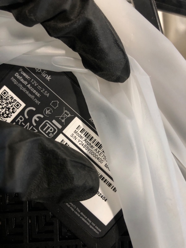 Photo 1 of TP-Link AXE5400 Tri-Band WiFi 6E Router (Archer AXE75)- Gigabit Wireless Internet Router, ax Router for Gaming, VPN Router, OneMesh, WPA3, Black