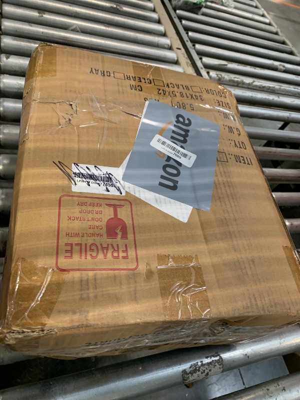 Photo 1 of Amllas 8 Pack Shoe Boxes Clear Plastic Stackable, Large Shoe Storage Organizer with Lids,Drop Side Shoe Containers for Entryway,Sneaker Storage Fit up to US Size 13 (13’’x 10.6”x 8.3”)