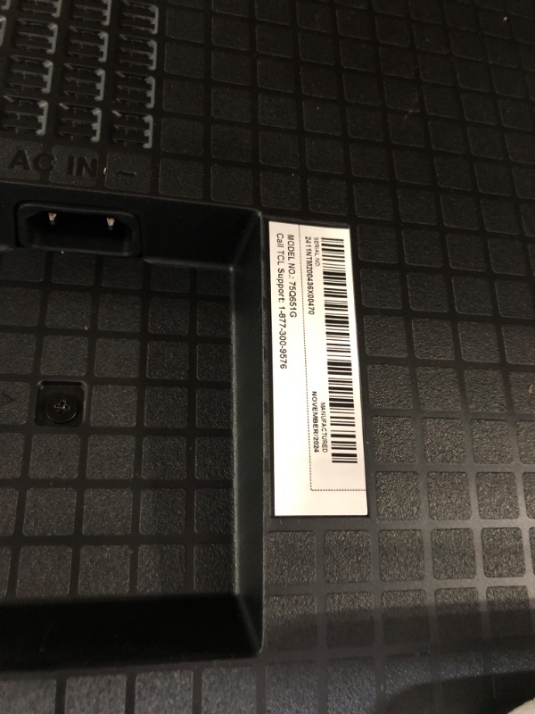 Photo 1 of TCL 75-Inch Q65 QLED 4K UHD Smart TV with Google TV (75Q651G, 2024 Model) Dolby Vision, Dolby Atmos, HDR Pro+, Game Accelerator Enhanced Gaming, Voice Remote, Works with Alexa, Streaming Television