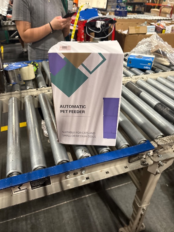 Photo 1 of Automatic Cat Food Dispenser, WiFi Cat Feeder with APP Remote Control for Dry Pet Food, Programmable Timer, Dual Power Supply, Slow Feeder for Cats & Small Dogs