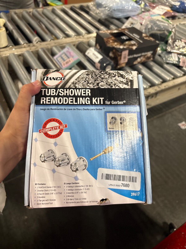 Photo 1 of ****USED****DANCO Bathtub and Shower 3-Handle Remodel/Rebuild Trim Kit for Gerber Faucets | Knob Handle | 11B-1H, 11B-1C, 11B-4D | Chrome (39617)