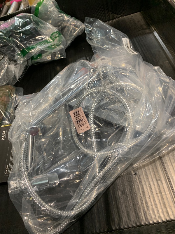 Photo 1 of    Veken Wide Rain Shower Head with 6 Modes Handheld Water Spray?High Pressure Showerhead Combo with Arm for Bathroom Accessories?Home Decor Adjustable Dual Shower with Anti-Clog Nozzles,Silver Chrome