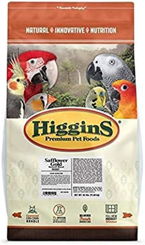 Photo 1 of 
Higgins Safflower Gold Food For Parrots, 25-Pound