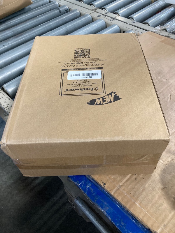 Photo 1 of Freshware Food Storage Containers [50 Set] 8 oz Plastic Deli Containers with Lids, Slime, Soup, Meal Prep Containers | BPA Free | Stackable | Leakproof | Microwave/Dishwasher/Freezer Safe