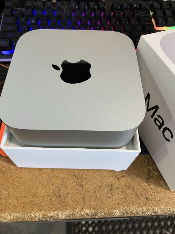 Photo 1 of Apple 2024 Mac mini Desktop Computer with M4 chip with 10?core CPU and 10?core GPU: Built for Apple Intelligence, 16GB Unified Memory, 256GB SSD Storage, Gigabit Ethernet. Works with iPhone/iPad