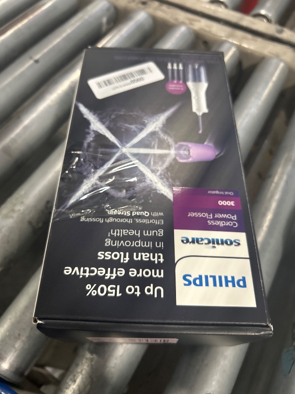 Photo 1 of Philips Sonicare Cordless Power Flosser 3000 + 2 Additional Nozzles (4 Total) White, HX3827/21