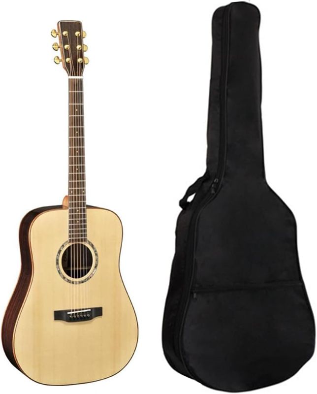 Photo 1 of ***MAJOR DAMAGE*** 41-inch Acoustic Guitar Bag With Adjustable Shoulder Strap. Guitar Bag With Back Hanging Loop, Suitable for Acoustic Guitars, Electric Guitars, Bass Guitars, and Classical Guitars