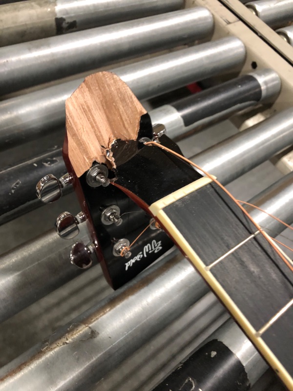 Photo 1 of ***MAJOR DAMAGE*** 41-inch Acoustic Guitar Bag With Adjustable Shoulder Strap. Guitar Bag With Back Hanging Loop, Suitable for Acoustic Guitars, Electric Guitars, Bass Guitars, and Classical Guitars