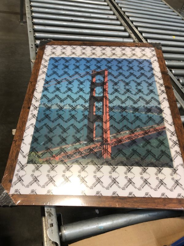 Photo 1 of BESCRCL 18x24 Poster Frame, Picture Frames for Wall, Single, Brown