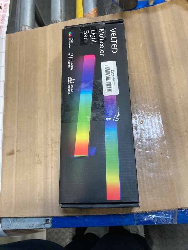 Photo 1 of VELTED RGB Light Bar, Smart Music Sync RGB IC LED Lights Bars, USB Powered Ambient Lighting, Remote Control Color Changing Gaming TV Backlight, for PC Room Monitor Desk