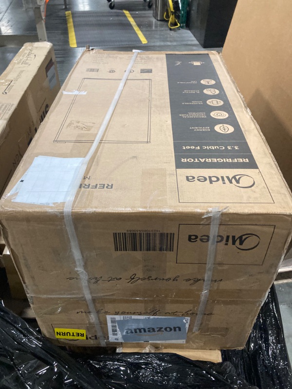 Photo 1 of **FACTORY SEALED AS SHOWN IN PHOTOS**Midea MERM33S1AST 3.3 Cubic Feet Compact Refrigerator, Silver
