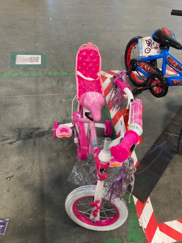 Photo 1 of **not exact match**Huffy Disney Princess 12" Pink Girls' Bike, Ideal for Ages 3-5 Years Old, Removable Training Wheels, Sturdy and Durable, Heart Shaped Basket, Shimmering Streamers, Adjustable Comfort