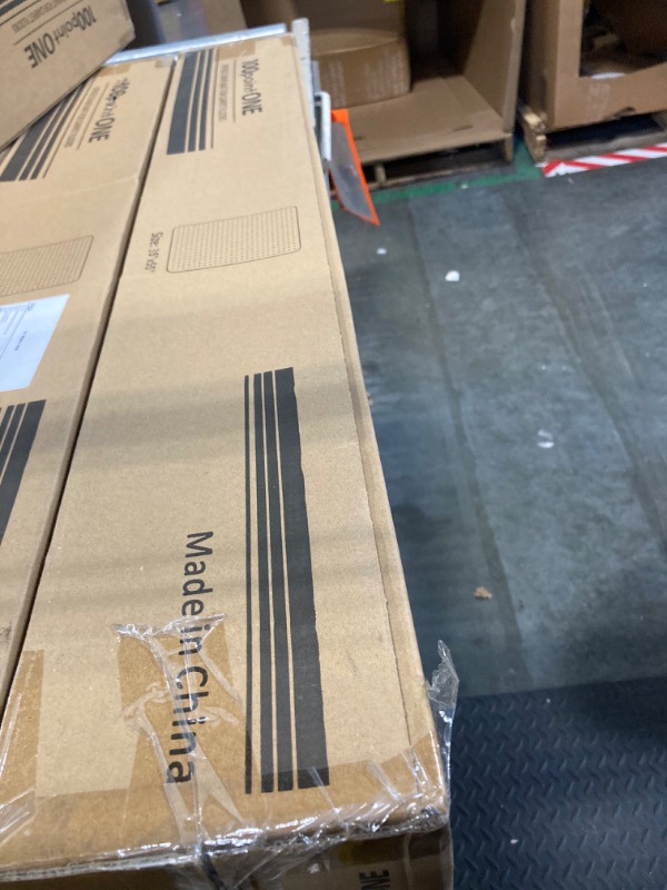 Photo 1 of 100pointONE Extra Large Office Chair Mat for Carpet, 35" x 55" Clear Desk Chair Mat for Low Pile Carpeted Floors- Easy Glide Plastic Floor Mat for Office Chair on Carpet