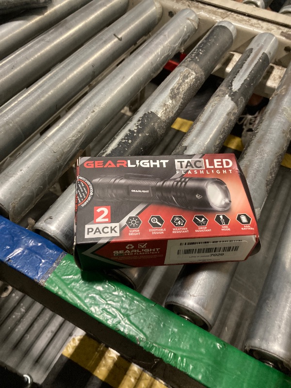 Photo 1 of **sealed**
GearLight LED Tactical Flashlights High Lumens - Mini Flashlights for EDC Carry - Compact Powerful Emergency Flashlight Made from Military-Grade Aluminum - Drop Resistant and Water Resistant