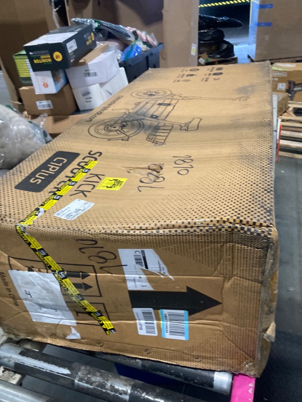 Photo 1 of **will need large SUV or bigger for pick up**Gyroor Electric Scooter for Adults with Removable Pet Basket – 48V 13.5Ah Battery, 650W Motor, Dual Shock Absorbers, 300lb Capacity, UL2272 Certified C1Plus-7S7