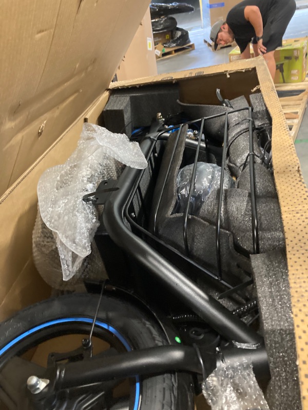 Photo 1 of **will need large SUV or bigger for pick up**Gyroor Electric Scooter for Adults with Removable Pet Basket – 48V 13.5Ah Battery, 650W Motor, Dual Shock Absorbers, 300lb Capacity, UL2272 Certified C1Plus-7S7