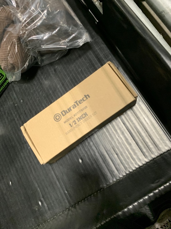 Photo 1 of DURATECH 1/2 Inch Hand Impact Driver Set, Manual Reversible Impact Screwdriver Set, S2 Steel Bits, 5-Piece, for Tighten/Loosen Rusted or Frozen Fasteners, Organized in Storage Case