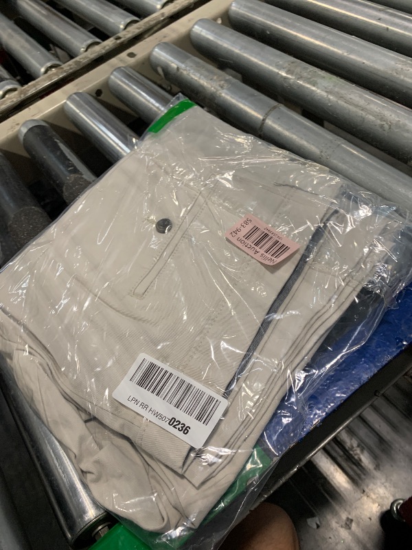 Photo 1 of Amazon Essentials Mens Straight-Fit Casual Stretch Chino Pants, Stone, 40W x 29L