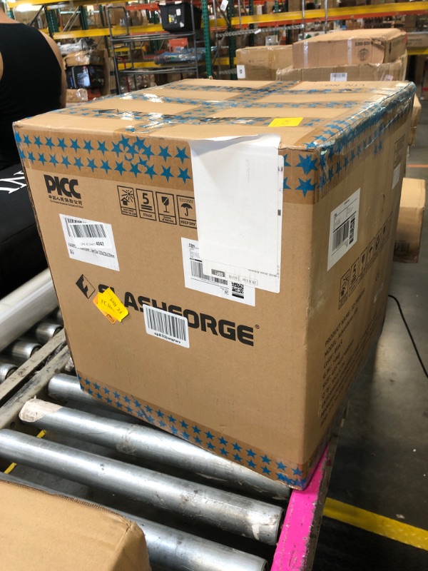 Photo 1 of FLASHFORGE Adventurer 5M 3D Printer,600mm/s Max High-Speed FDM 3D Printers with Fully Auto Leveling, 280°C Direct Extruder with Quick Detachable Nozzle, Effective Cooling, Core XY Structure