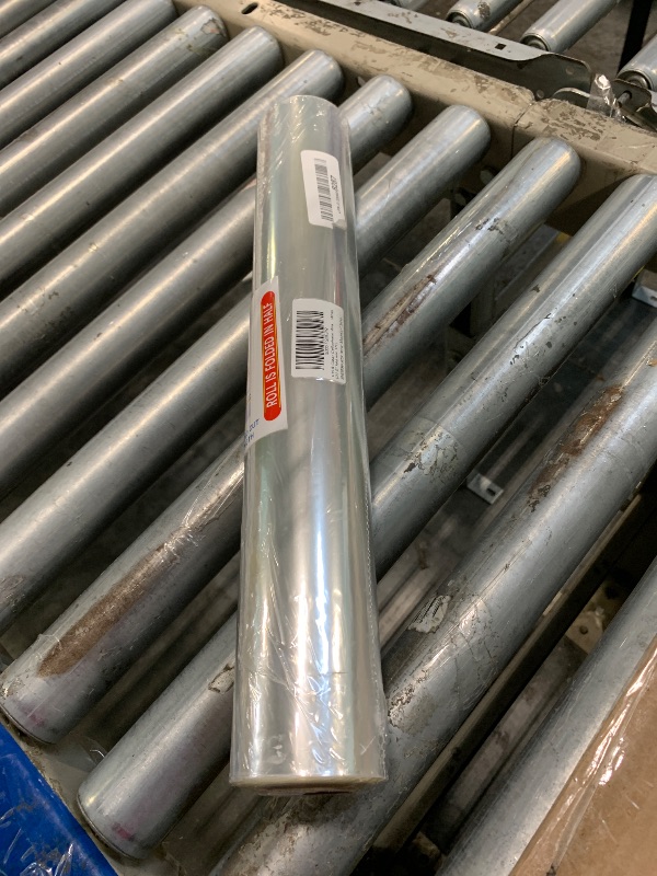 Photo 1 of 100 ft Clear Cellophane Wrap Roll (31.5 in x 100 ft) - 3 Mil Thicken Cellophane Roll, Clear Cellophane Bags Large, Clear Wrapping Paper for Flower Gift Baskets Wrap (31.5" fold into 16")