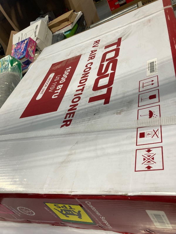 Photo 1 of ** lower indoor unit ** 
TOSOT GO Cool RV Air Conditioner 15000 BTU, Non-Ducted Camper Rooftop AC Unit with Heat Pump, WiFi and Remote Control, White      
