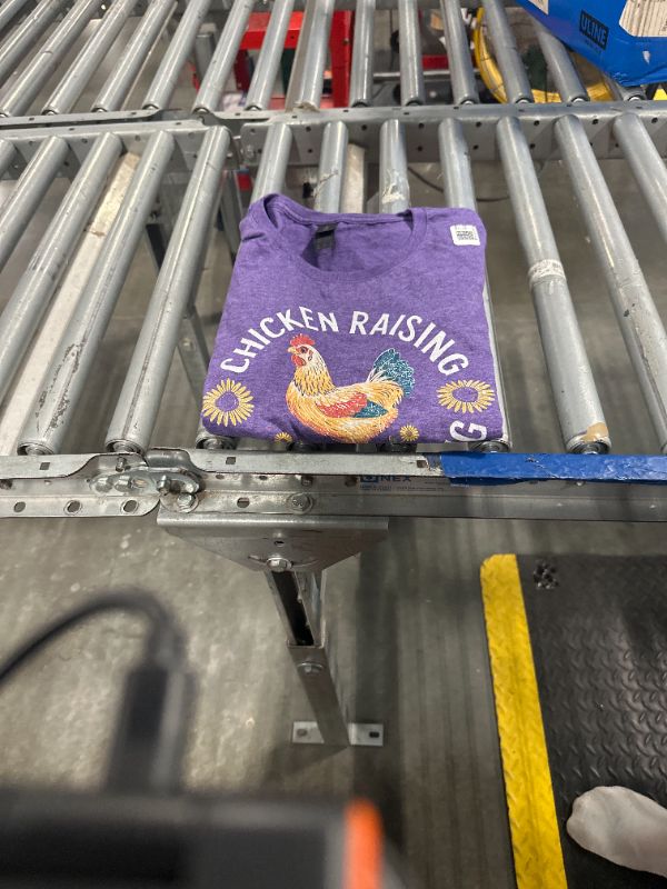 Photo 1 of [Purple Not Black] Chicken Raising & Jesus Praising T-Shirt Unisex Medium Hot Trending Shirt, Vintage Birthday Gift SIZE MEDIUM    