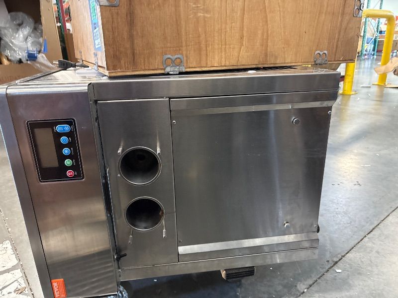 Photo 1 of **HEAVILY USED**VEVOR Commercial Ice Cream Machine, 21 QT/H Yield, 1800W 3-Flavor Countertop Soft Serve Ice Cream Maker, 2 x 4L Hopper 2 x 1.8L Cylinder, LCD Panel Auto Clean Pre-cooling, for Restaurant Snack Bar