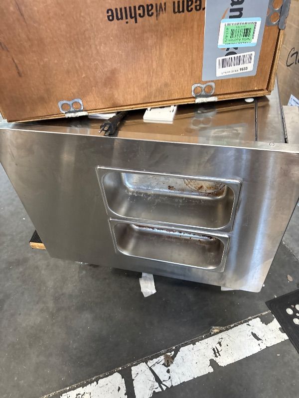 Photo 1 of **HEAVILY USED**VEVOR Commercial Ice Cream Machine, 21 QT/H Yield, 1800W 3-Flavor Countertop Soft Serve Ice Cream Maker, 2 x 4L Hopper 2 x 1.8L Cylinder, LCD Panel Auto Clean Pre-cooling, for Restaurant Snack Bar