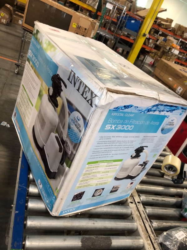 Photo 1 of Intex 26651EG 3,000 GPH Above Ground Pool Sand Filter Pump with Automatic Timer