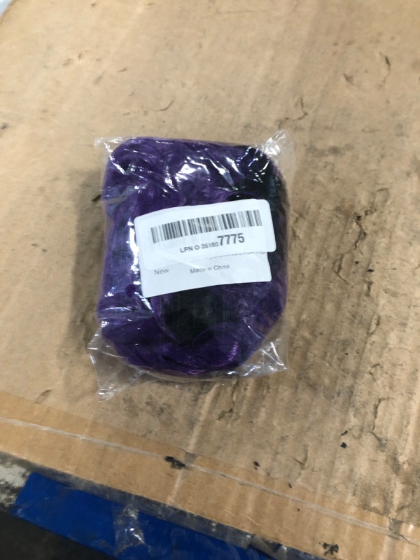 Photo 1 of 1 Piece Hair Bun Hair Piece Scrunchies Thick Up-do Synthetic Wig With Elastic Rubber Band Messy Bun Curly Wavy Donut Ponytail Hair Extension Hair Accessories For Women Girls (Purple, F120-T2411PR04)