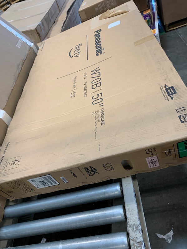Photo 1 of ** Only parts ** Panasonic W70 Series (2025 Model) 50" LED 4K Ultra HD Smart Fire TV, Press & Ask Alexa, Apple AirPlay, HDR10+, HDMI 2.1, and Bluetooth Support - 50W70BP