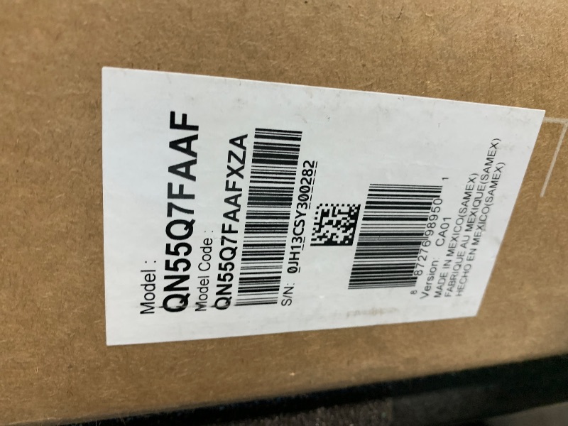 Photo 1 of ** Only parts** SAMSUNG 55-Inch Class QLED Q7F Series Samsung Vision AI Smart TV (2025 Model