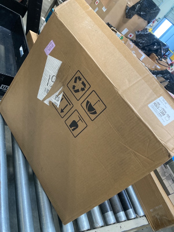 Photo 1 of Amazon Basics 16" DC Motor Fan, 12 Speed Fan with Remote, Floor Fan, Standing Fan with 3 Breeze Modes, Dual-Layered Blades (10 Blades), Timer, Energy Efficiency and Quiet DC Motor (28W), White