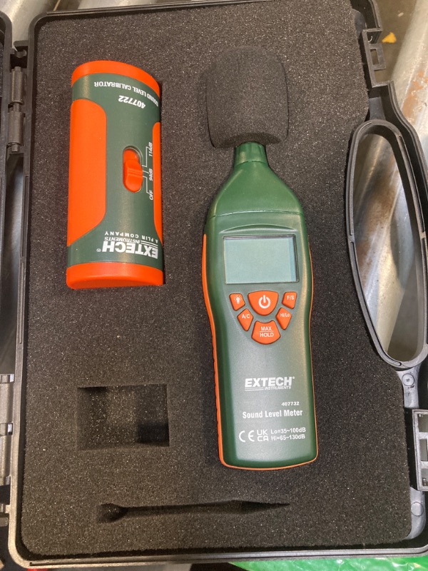 Photo 1 of Extech 407732-KIT Low/High Range Sound Level Meter Kit