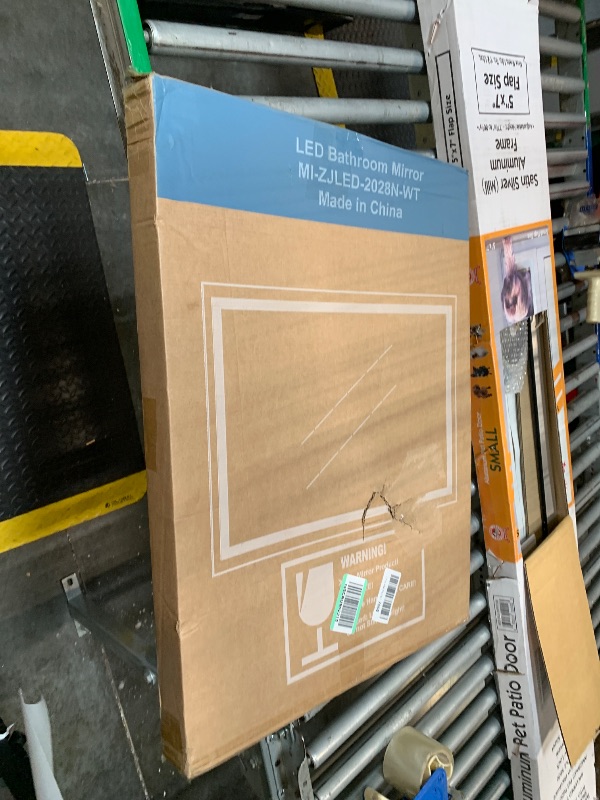 Photo 1 of ***  USED *** COZIFURNI Bathroom Vanity LED Mirror for Wall with Double Front and Back Light, 20”L x 28”W Anti-Fog, Shatter-Proof, Dimmable, Tempered Glass, Memory Function, Hangs Horizontal & Vertically
