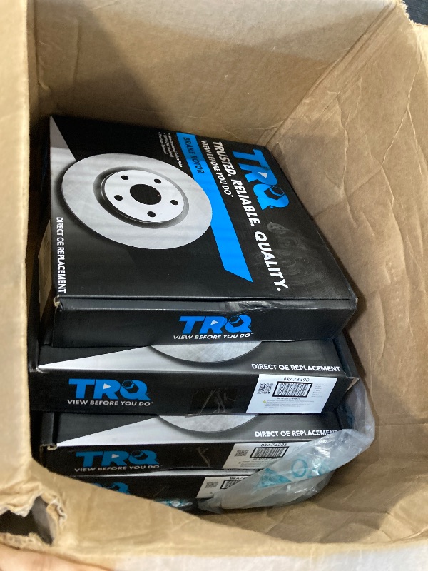Photo 1 of TRQ Front and Rear Brake Pad & Rotor Kit Brake Pads Brake Rotor Ceramic Compatible with 2013-2017 Honda Accord