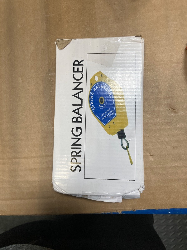 Photo 1 of QWORK Spring Balancer, 3.3lbs - 6.6lbs Bearing Retractable Tool Fixture Holder for Assembly-line