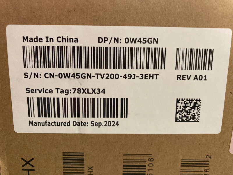 Photo 1 of **factory sealed**Dell SE2722HX Monitor - 27 inch FHD (1920 x 1080) 16:9 Ratio with Comfortview (TUV-Certified), 75Hz Refresh Rate, 16.7 Million Colors, Anti-Glare Screen with 3H Hardness - Black